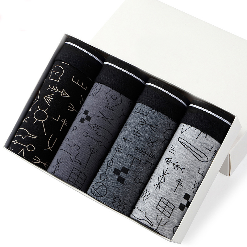 Boxer Brief Pack Cotton - Boxers en coton respirant pour hommes,