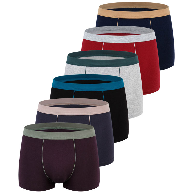Boxer Brief Pack Cotton - Grande taille sous-vêtements sans couture hommes