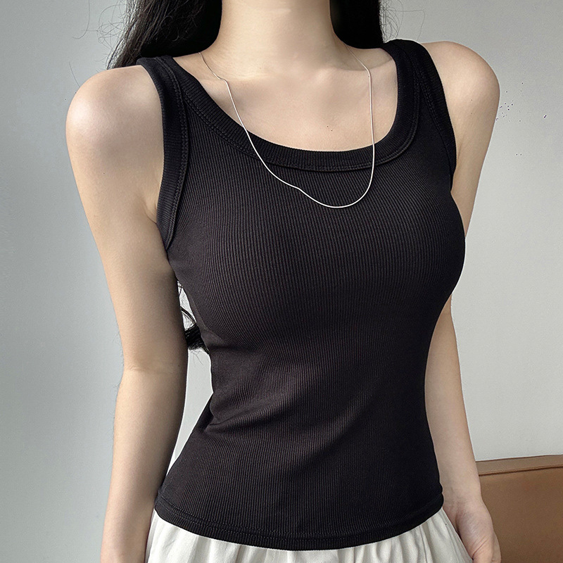 Débardeur pour femme, couleur  - Tank Top Ribbed avis et prix