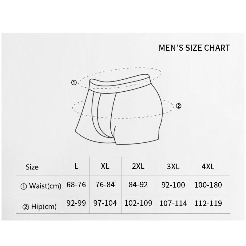 Lot de 3 caleçons pour hommes  - Bamboo Fiber Trunk avis et prix